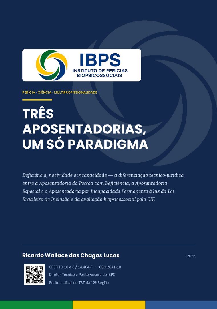 Capa do e-book Três aposentadorias, um só paradigma — IBPS, 2026